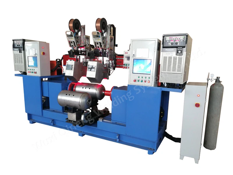 Ruostumattomasta teräksestä valmistettu vedenlämmitin kehähitsauskone